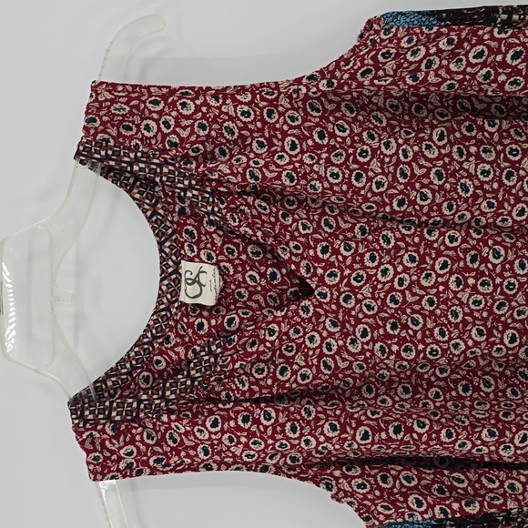 Anthropologie One September Tamarosa Boho Tank Top Size M - Picture 2 of 8